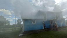 Firefighters saved a UOC church in the village of Mashev in Volhynia