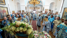 Ο Μακαριώτατος προέστη της εορτής του ναού στην περιοχή Νταρνίτσα του Κιέβου