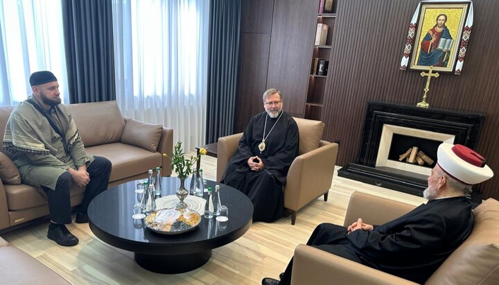 Святослав Шевчук с верховным муфтием Украины. Фото: УГКЦ