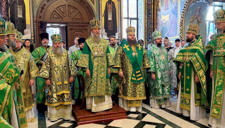 В храме Агапита Печерского почтили память преподобных отцов печерских. Фото: Центр информации УПЦ