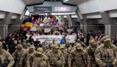В Харькове в метро прошел гей-парад