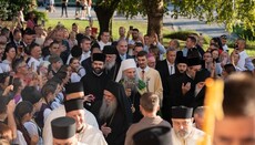 Патриарх Порфирий возглавил торжества к 90-летию храма в Любляне