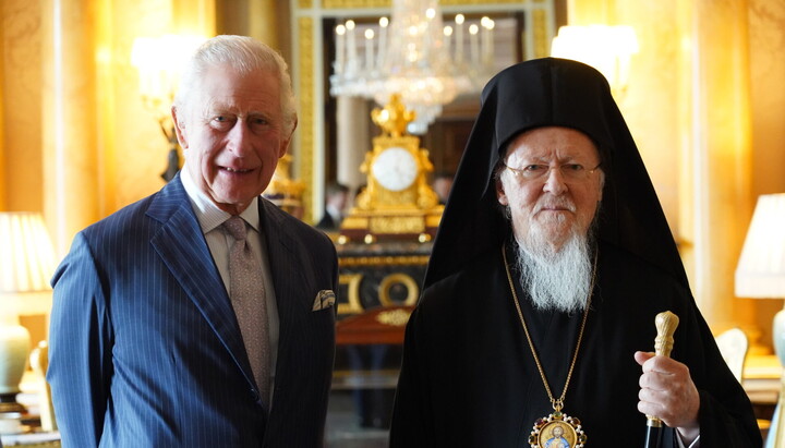 Патриарх Варфоломей и король Карл III, 2022 г. Фото: orthodoxtimes.com