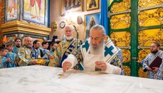 Предстоятель УПЦ освятил Преображенский собор в Почаевской лавре