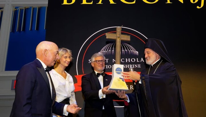 Απονομή του βραβείου «Φάρος της Ελπίδας» στη Νέα Υόρκη. Φωτογραφία: Orthodox Observer