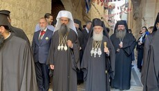 Патриарх Даниил в Иерусалиме заявил о поддержке христиан Ближнего Востока