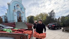 В Херсонскую епархию доставили ​​очередную гуманитарную помощь из Днепра