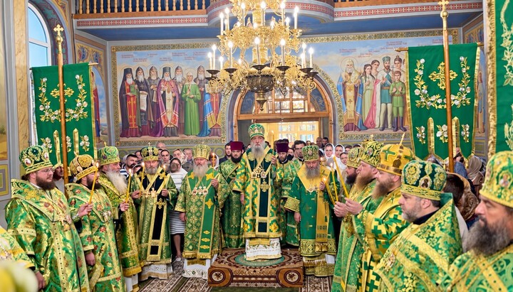 Богослужение в Николаевском монастыре в селе Иза-Карпутлаш. Фото: Хустская епархия