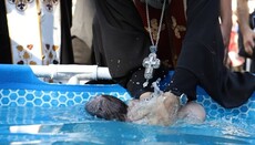 В Грузии около 1 500 человек приняли крещение в селе Чиаури