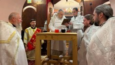 Митрополит Ириней освятил Трапезный храм Тихвинского монастыря в Днепре