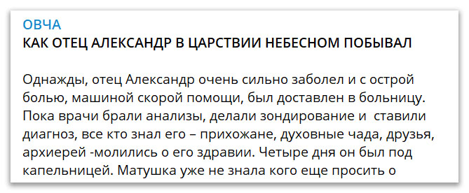 Как отец Александр в Царствии Небесном побывал фото 1